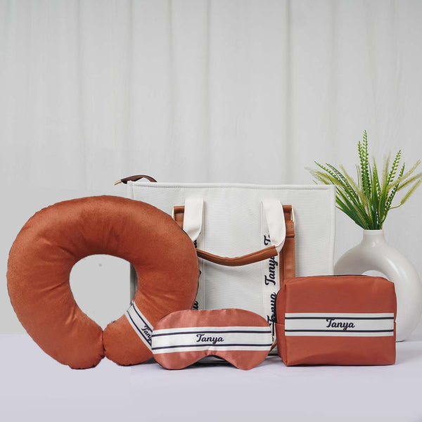 White Allure Personalised Combo Gift Set - Uncommongifts.in